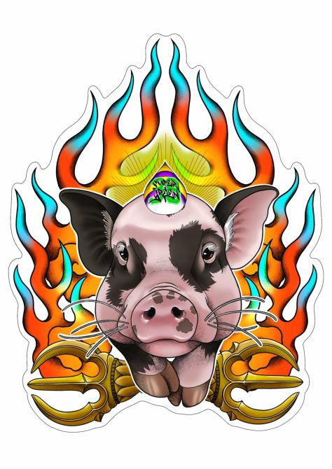Rubenten Die cut sticker