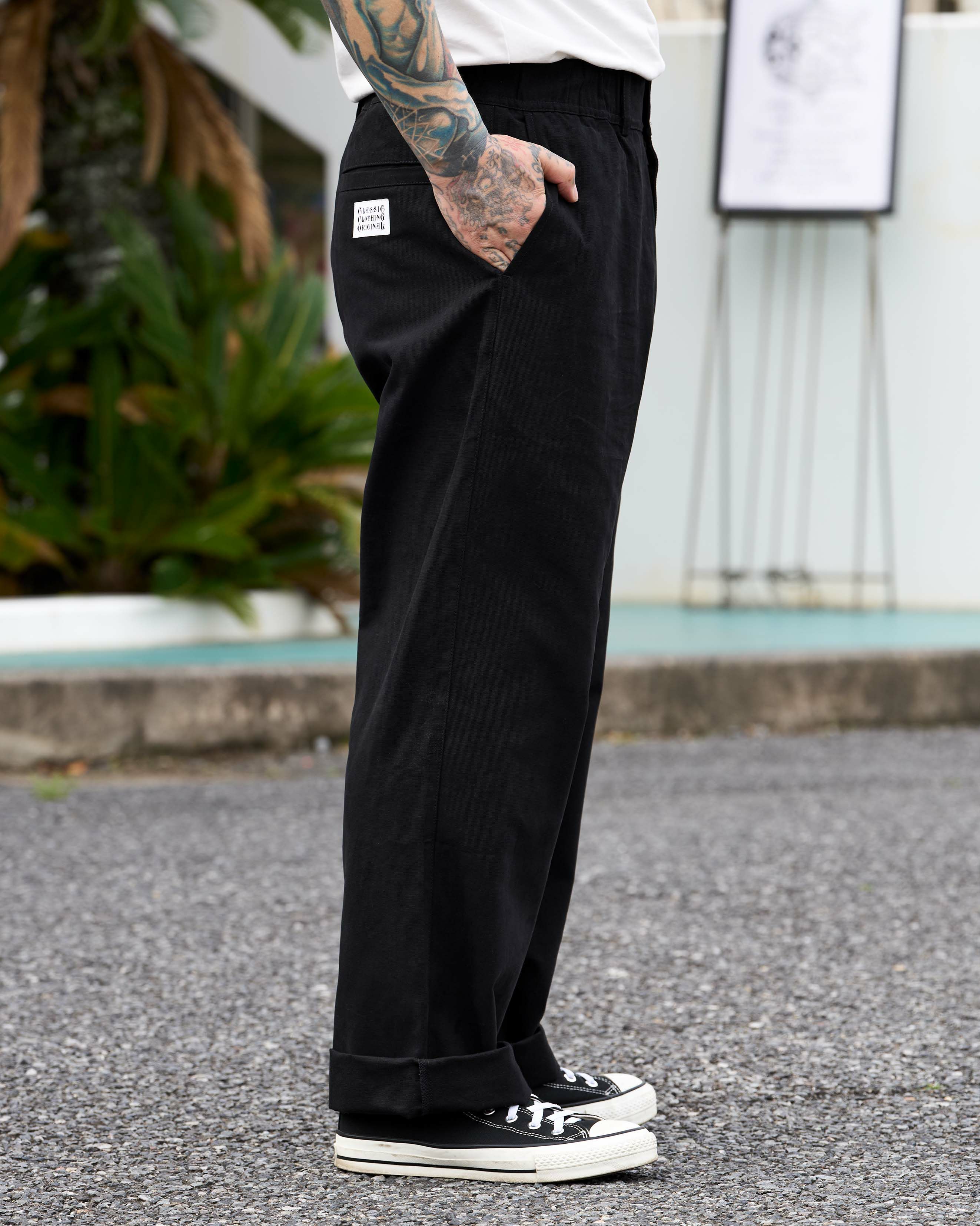 2025AW】CS work pants （Black） | Classic clothing