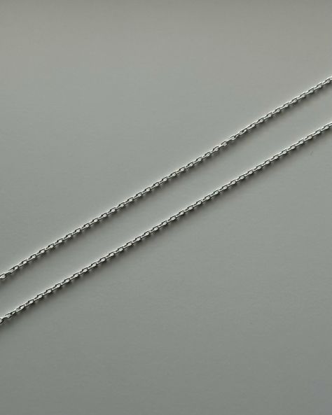 【SV925】アズキチェーン 45cm 線径0.35