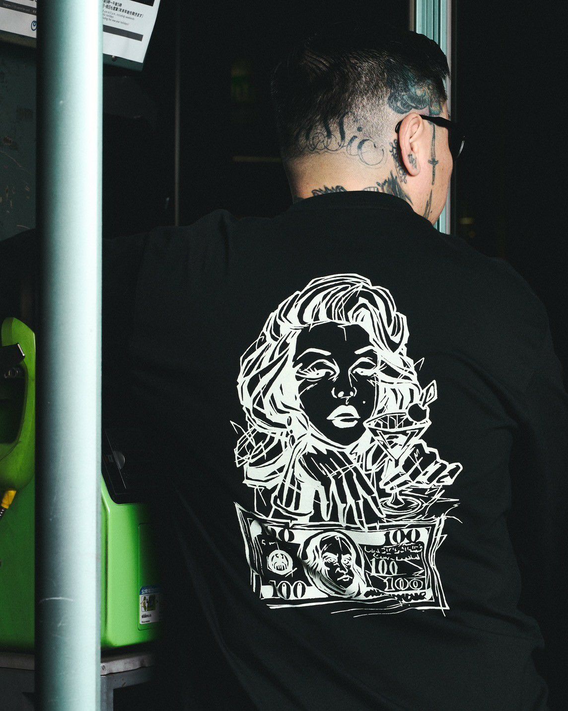 Marilyn L/S T-shirt（Black） | Classic clothing