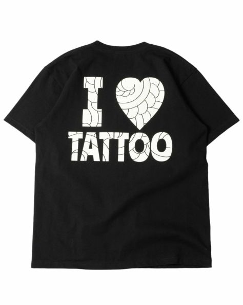 I Love tattoo S/S T-shirt（Black）