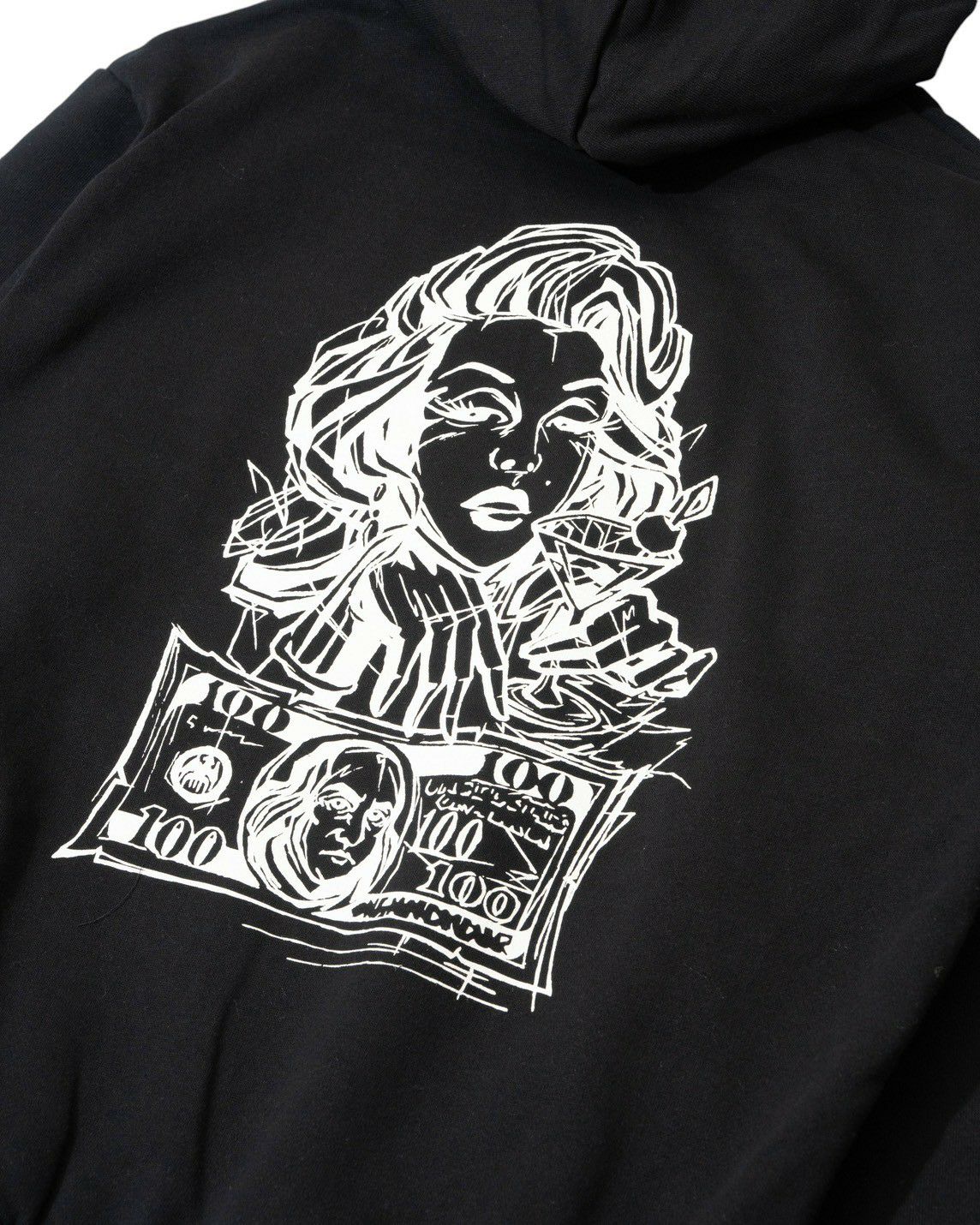 Marilyn Hoodie（Black） | Classic clothing