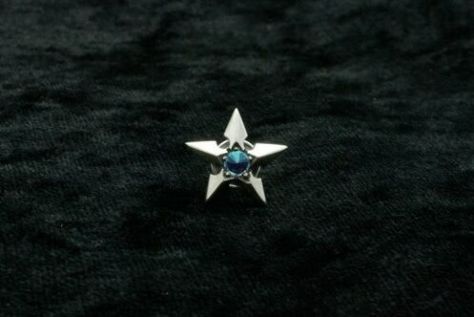F.A.L  ゴシックスターSピアス ロンドンブルートパーズ