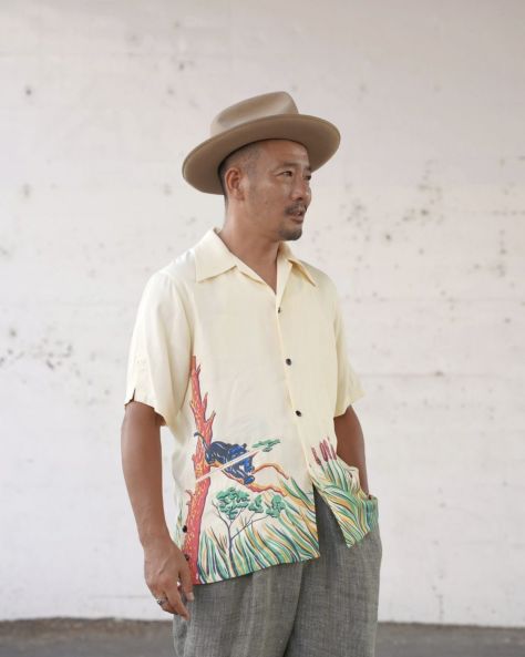 #250111 S/S Shirt  Panther（Ivory）