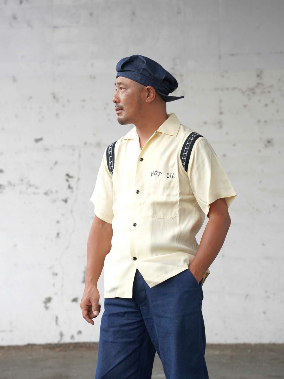 250114 S/S Bowling Shirt （Ivory） | Classic clothing