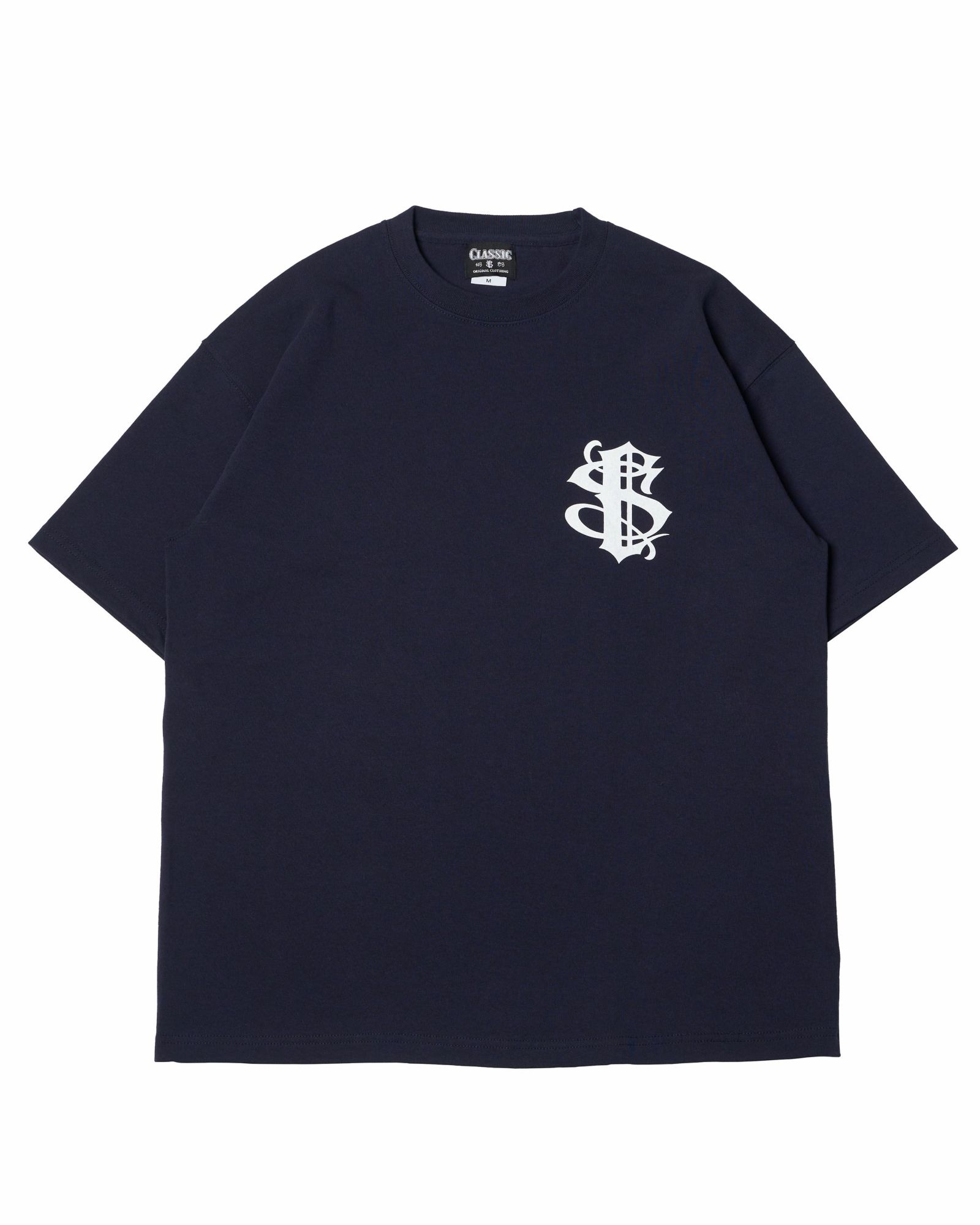 Oldfolkhouse Circle Logo Studs Tシャツ ネイビー