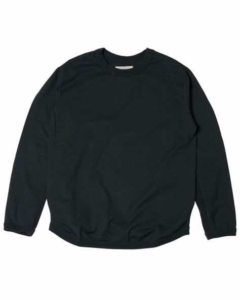 Flat Seam Heavyweight Long sleeve T-Shirt（Ink Black）