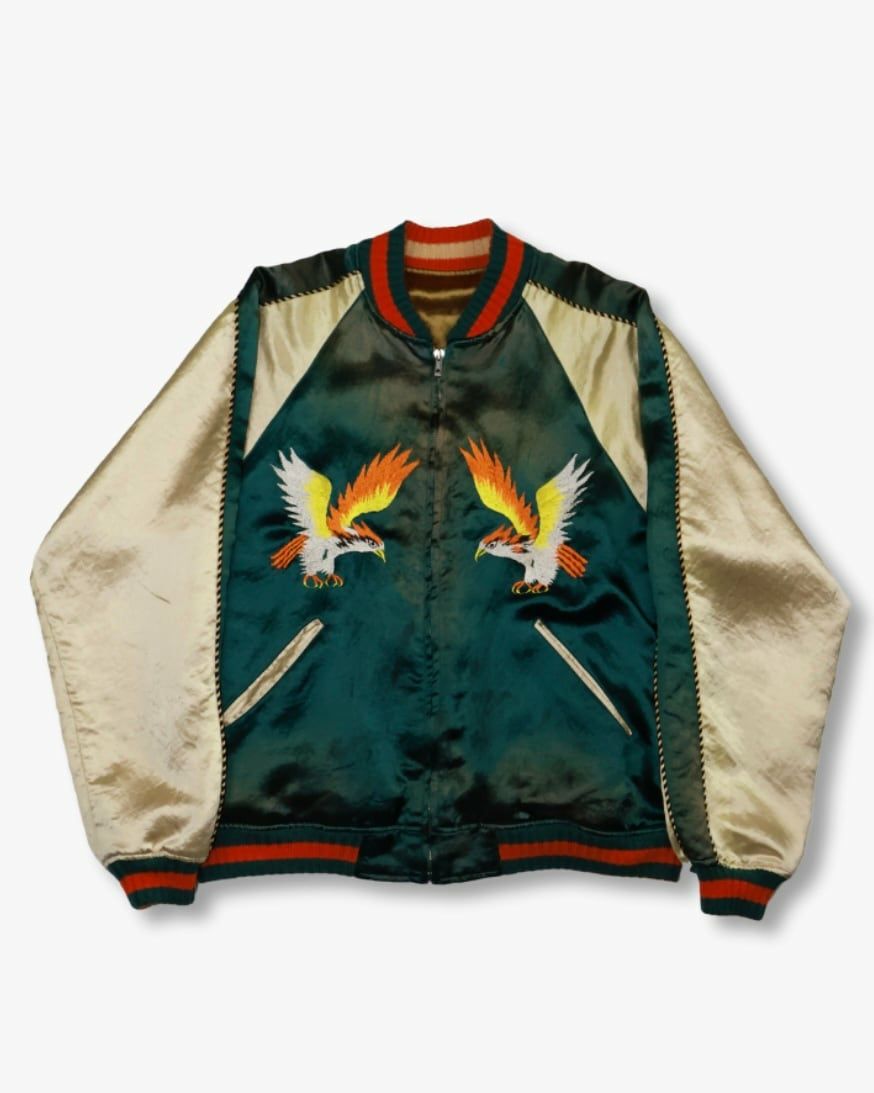 Aged Skajan “Hawk & Dragon”（Grn×Ecr / Brn×Ecr） | Classic