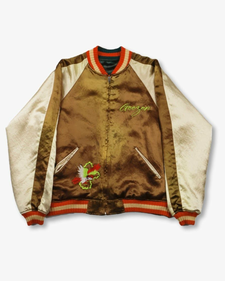 Aged Skajan “Hawk & Dragon”（Grn×Ecr / Brn×Ecr） | Classic