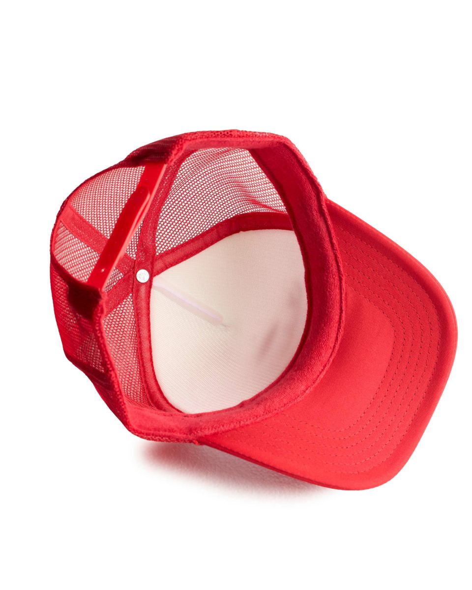 Flag Mesh Cap（Red×White） | Classic clothing