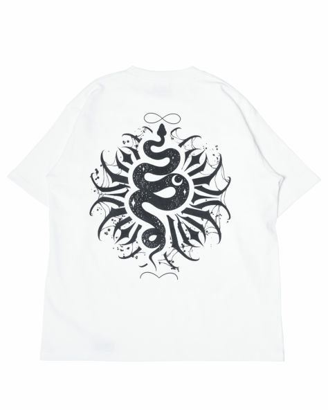 SG SNAKE S/S T-shirt（White）