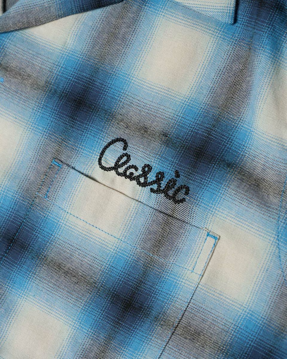 スタンダードカリフォルニア SD Ombre Check Shirt navy スタンダードカリフォルニア SD Ombre Check Shirt navy