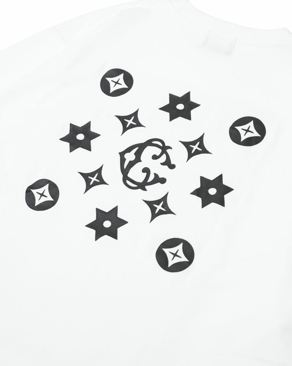 GT MONOGRAM GT LOGO TEE WHITE サイズ：L (XL) SUPER GT エンボスロゴ Tシャツ（ホワイト/Lサイズ） | SUPER GT