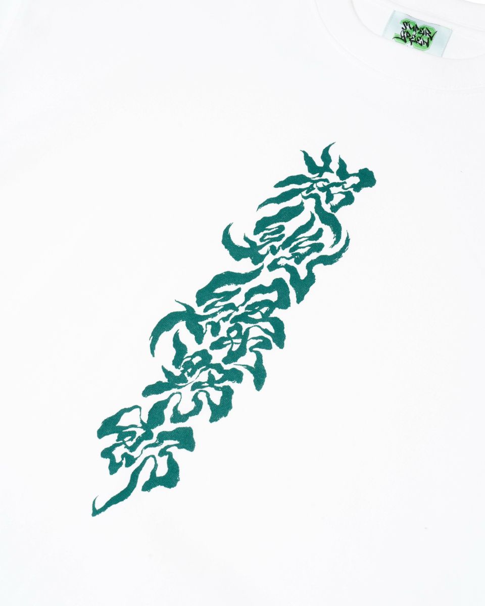 SG 超絶緑野郎 L/S T-shirt（White） | Classic clothing