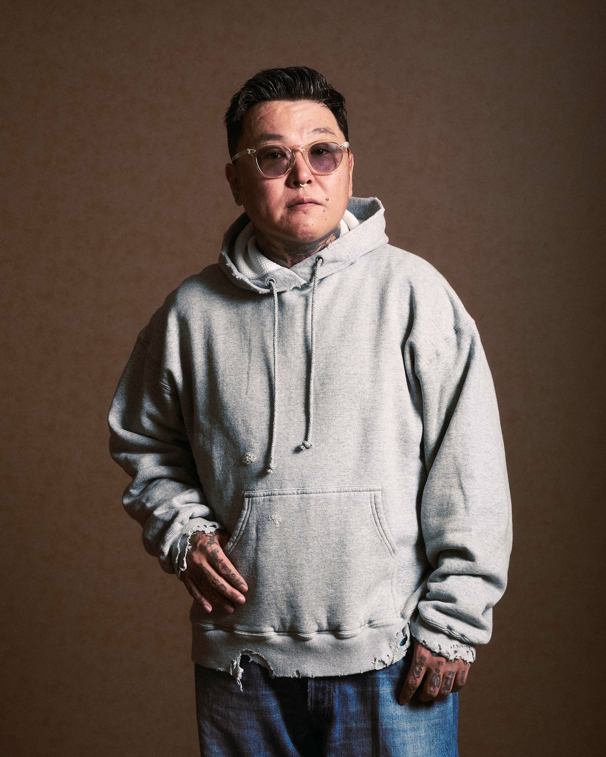 2025AW】3770 Fading Double Face Sweat Hoodie（4color） | Classic