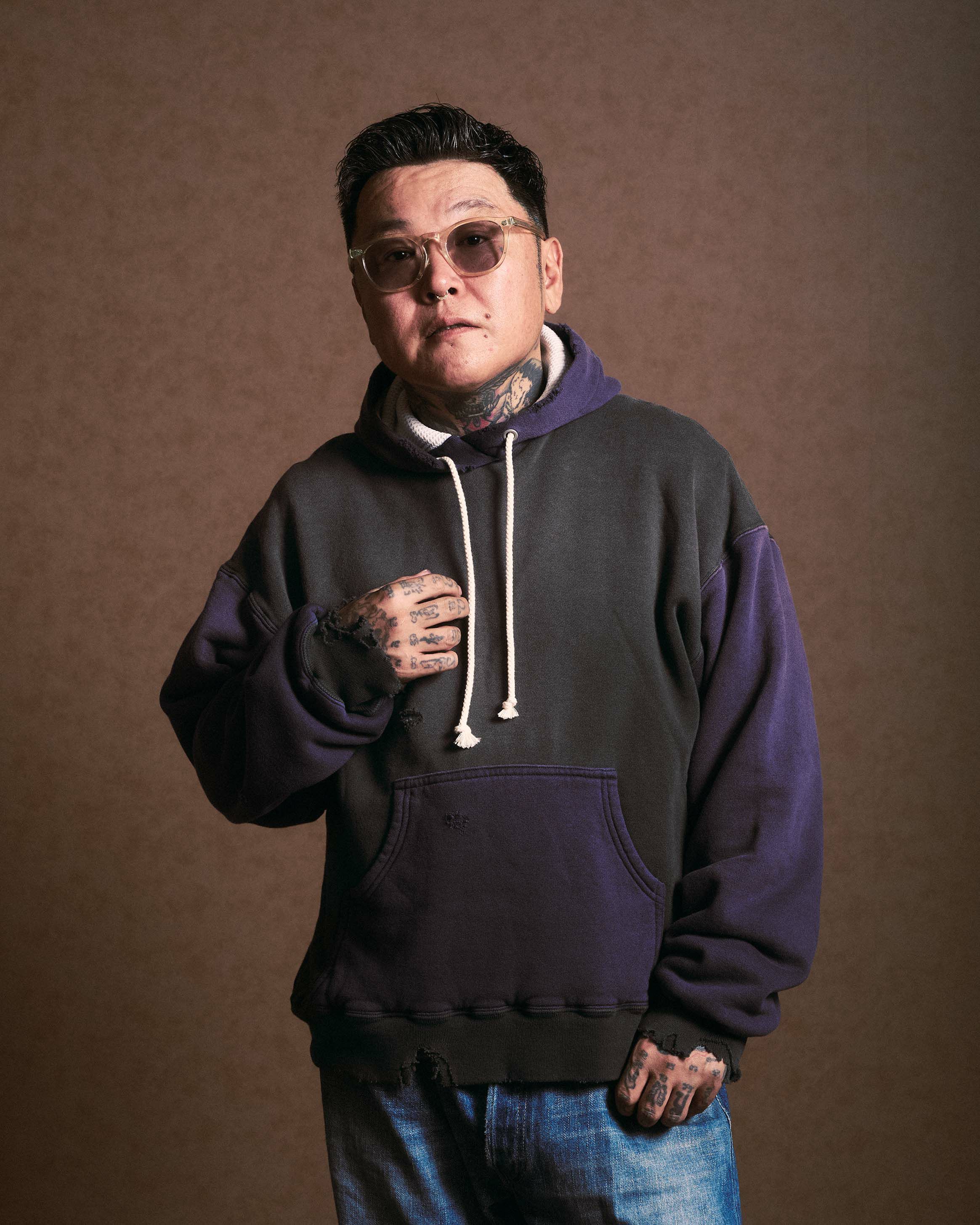 2025AW】3770 Fading Double Face Sweat Hoodie（4color） | Classic