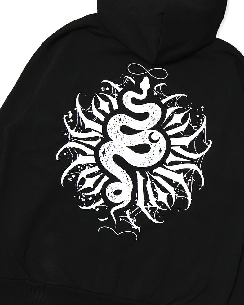 SG SNAKE Hoodie（Black） | Classic clothing