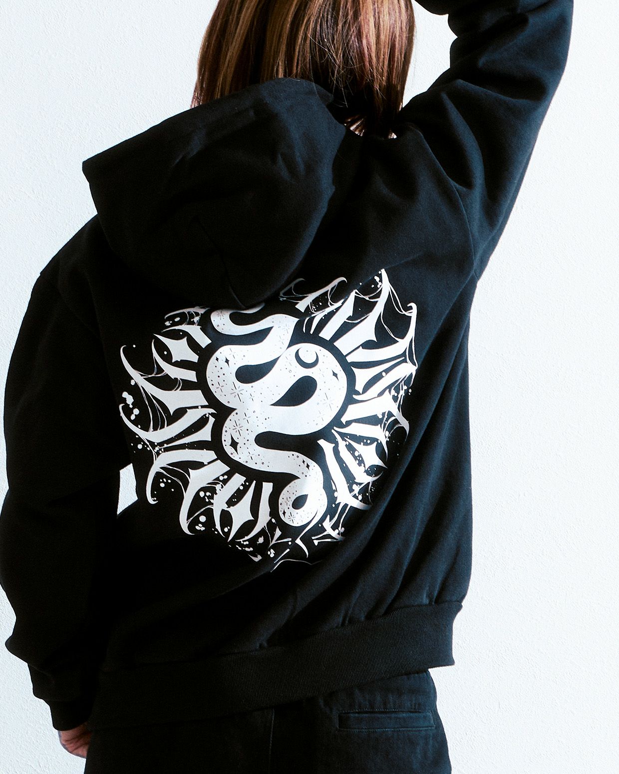 SG SNAKE Hoodie（Black） | Classic clothing