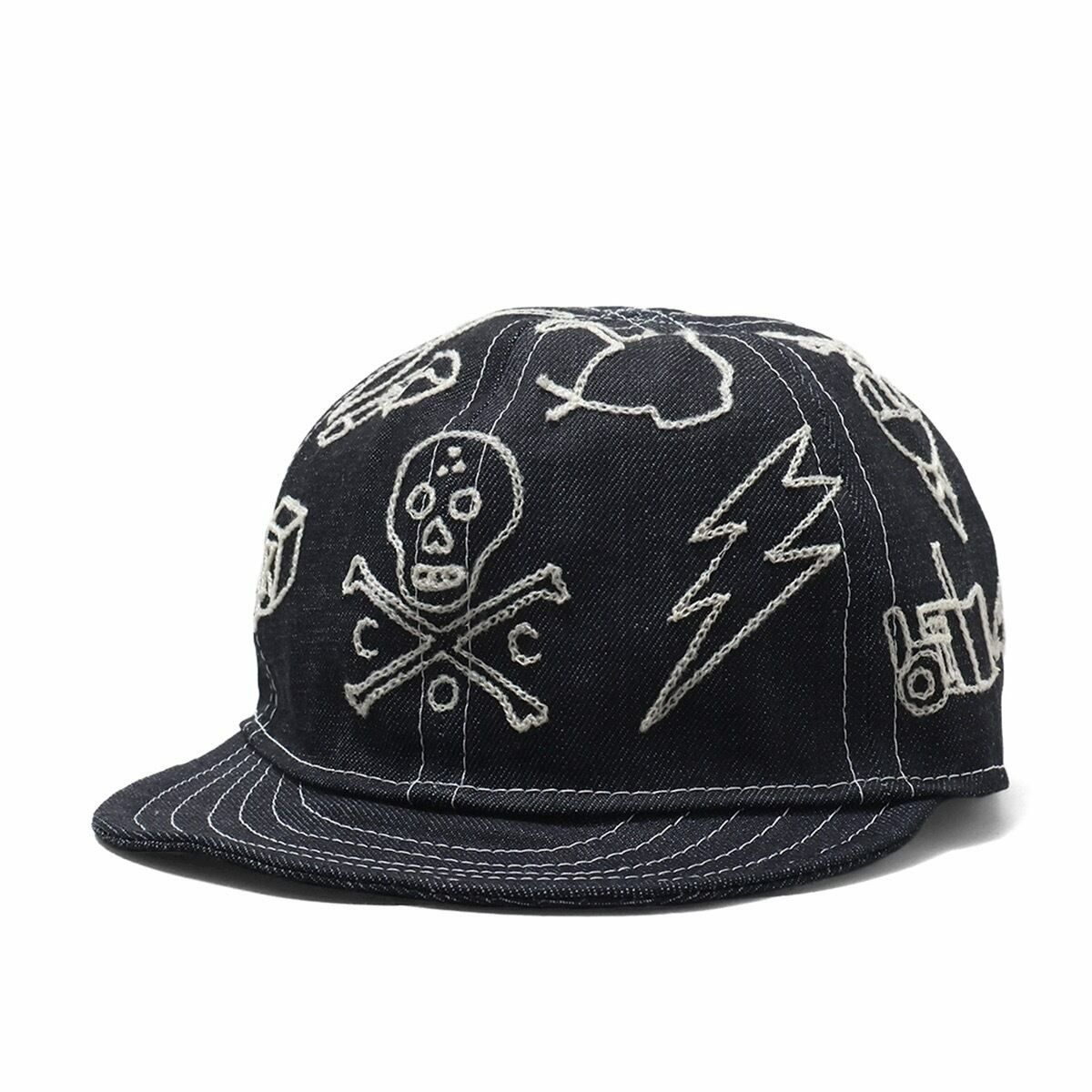 2COLOR】Hand-crank stitched Cap | Classic clothing