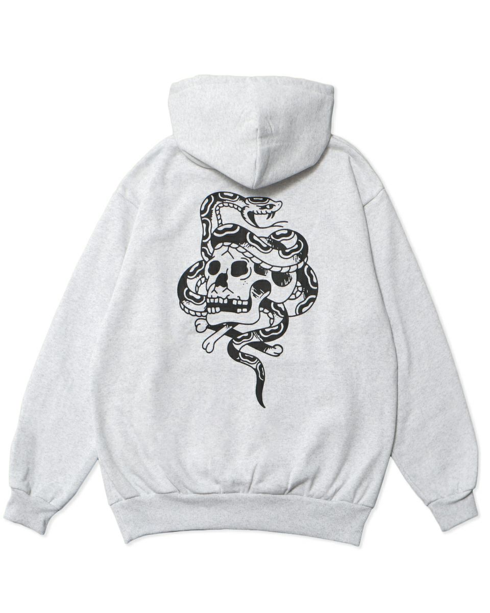 2COLOR】Skull snake Hoodie | Classic clothing