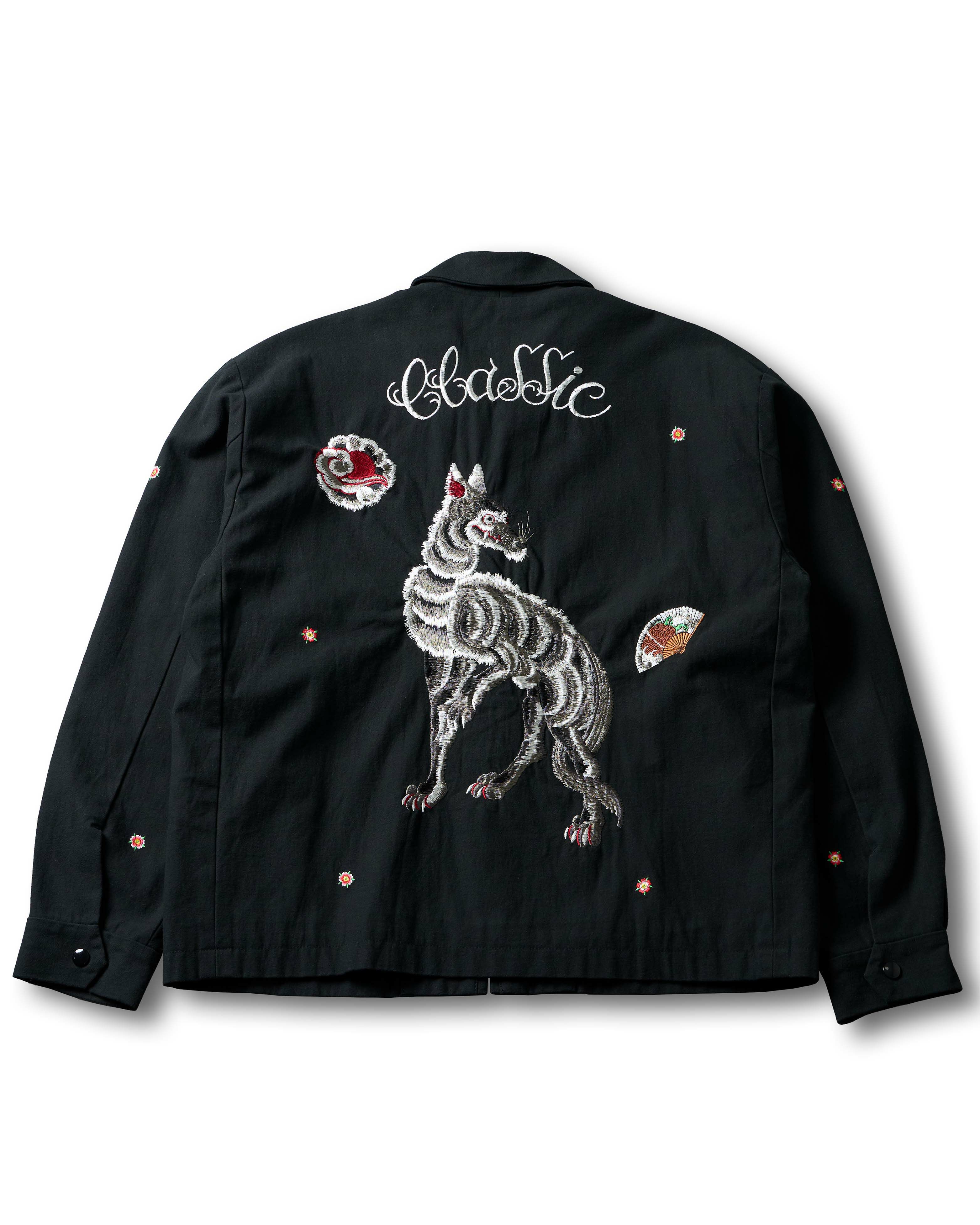 2054-1】Classic Tattoo Embroidery Sport Jacket Original Drawing by